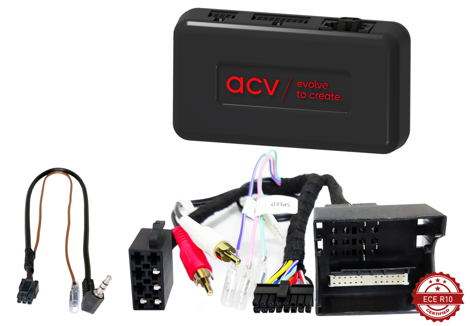 ACV 42xmc008 | Stuurwielinterface | Mercedes Benz | MOST Amp Quadlock