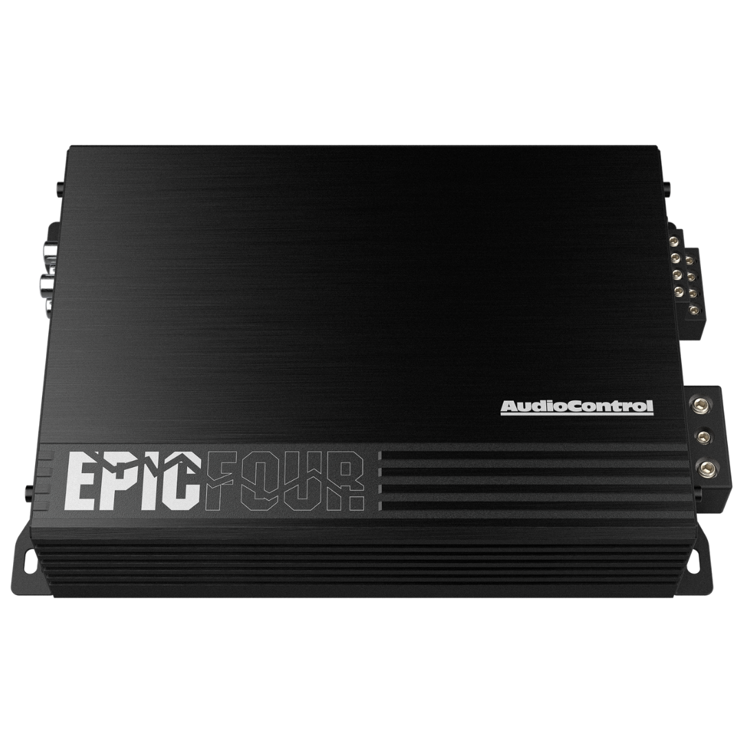 AudioControl EPICFOUR | 4-Kanaals Versterker | 4 x 100/200 Watt RMS @ 4/2 Ω | 2 x 400 Watt RMS @ 4Ω gebrugd