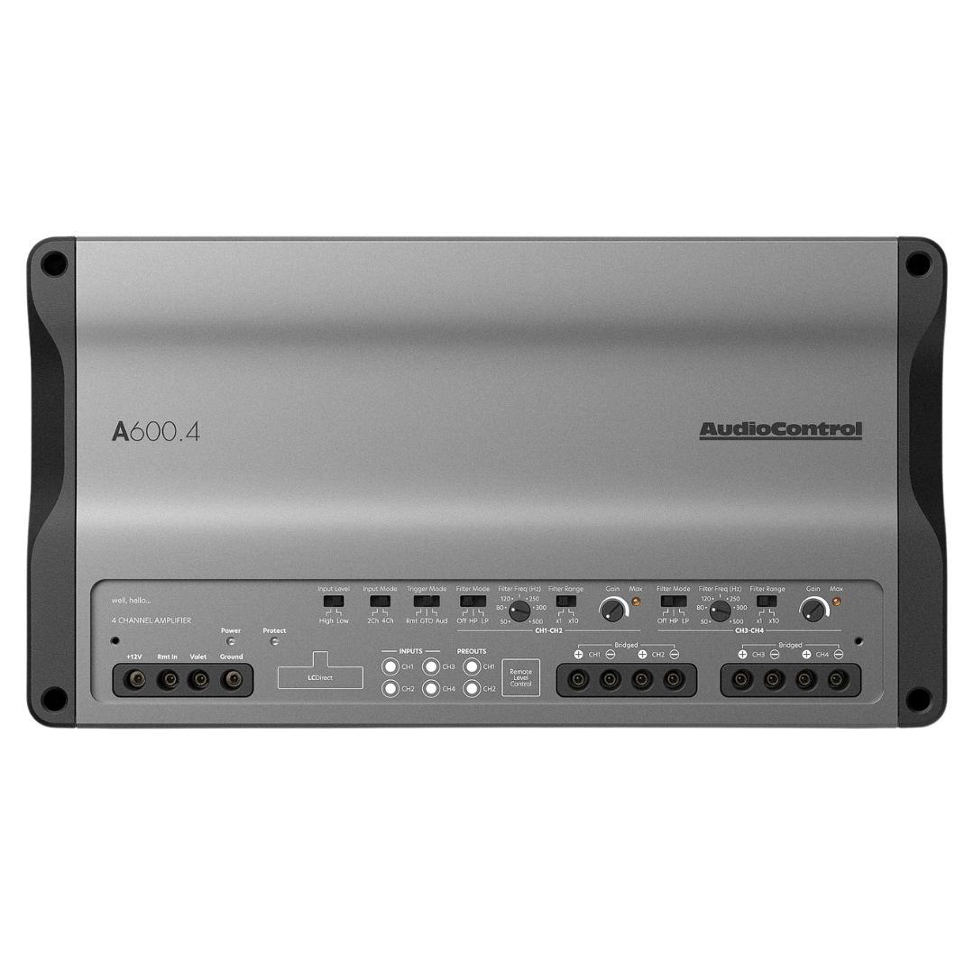 AudioControl Altitude Series A600.4 | 4-Kanaals Versterker | 4 x 100/150 Watt RMS @ 4/2 Ω
