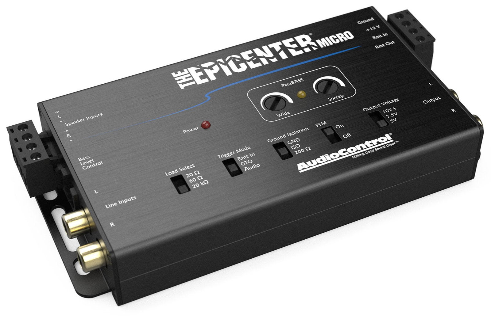 AudioControl EPICFOUR | 4-Kanaals Versterker | 4 x 100/200 Watt RMS @ 4/2 Ω | 2 x 400 Watt RMS @ 4Ω gebrugd