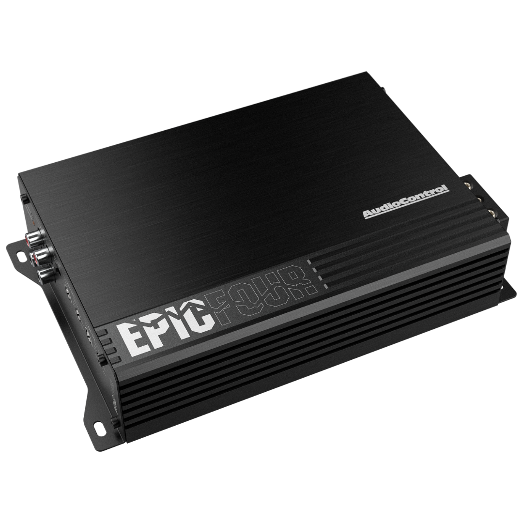 AudioControl EPICFOUR | 4-Kanaals Versterker | 4 x 100/200 Watt RMS @ 4/2 Ω | 2 x 400 Watt RMS @ 4Ω gebrugd