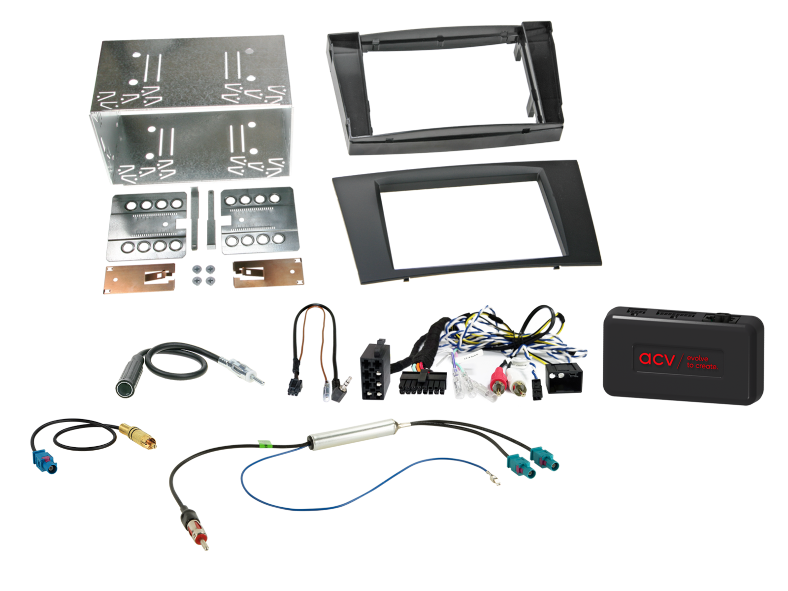 ACV 621190-28-2 | 2-DIN Installatiekit | Mercedes | CLS / E-Klasse