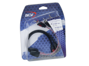 ACV 30.4980-102 | RCA Kabel | 1F naar 2M | 30 cm