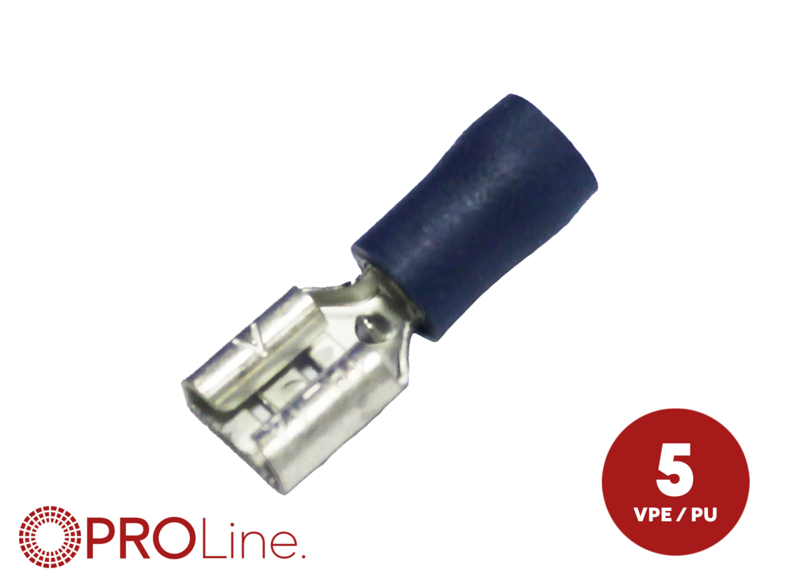 ACV 346301-2-5-p | Vlakstekkerhuls | 6,3 mm (1,5 - 2,5 mm²)