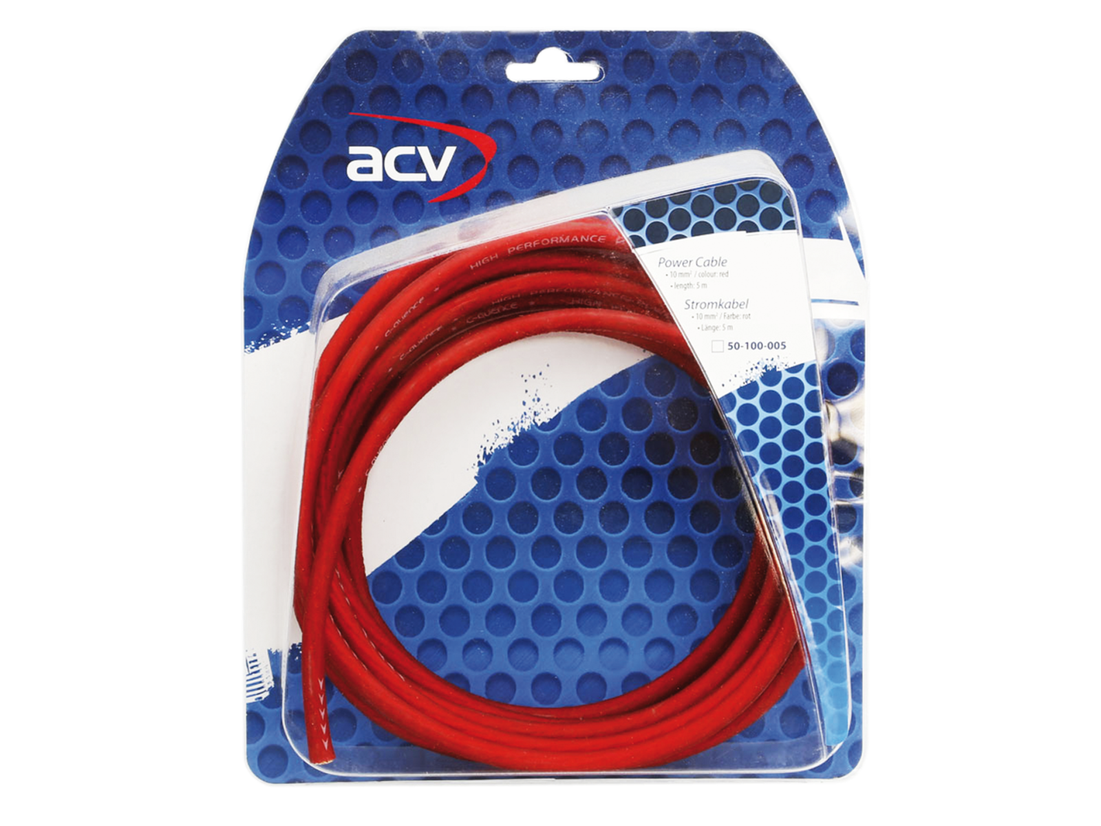 ACV 50-100-005 | Voedingskabel | Universeel | 10 mm² – 5 meter