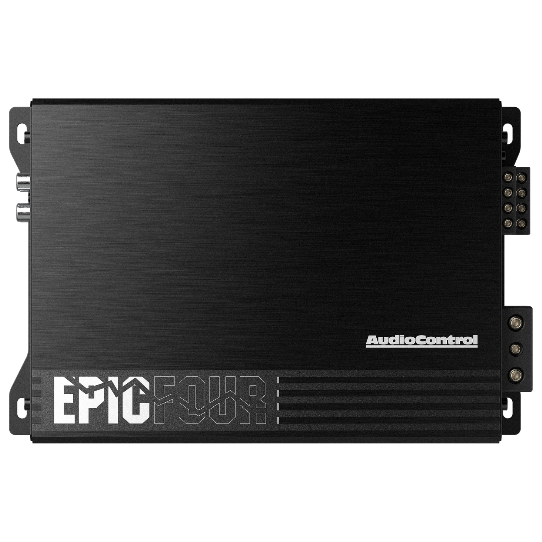 AudioControl EPICFOUR | 4-Kanaals Versterker | 4 x 100/200 Watt RMS @ 4/2 Ω | 2 x 400 Watt RMS @ 4Ω gebrugd