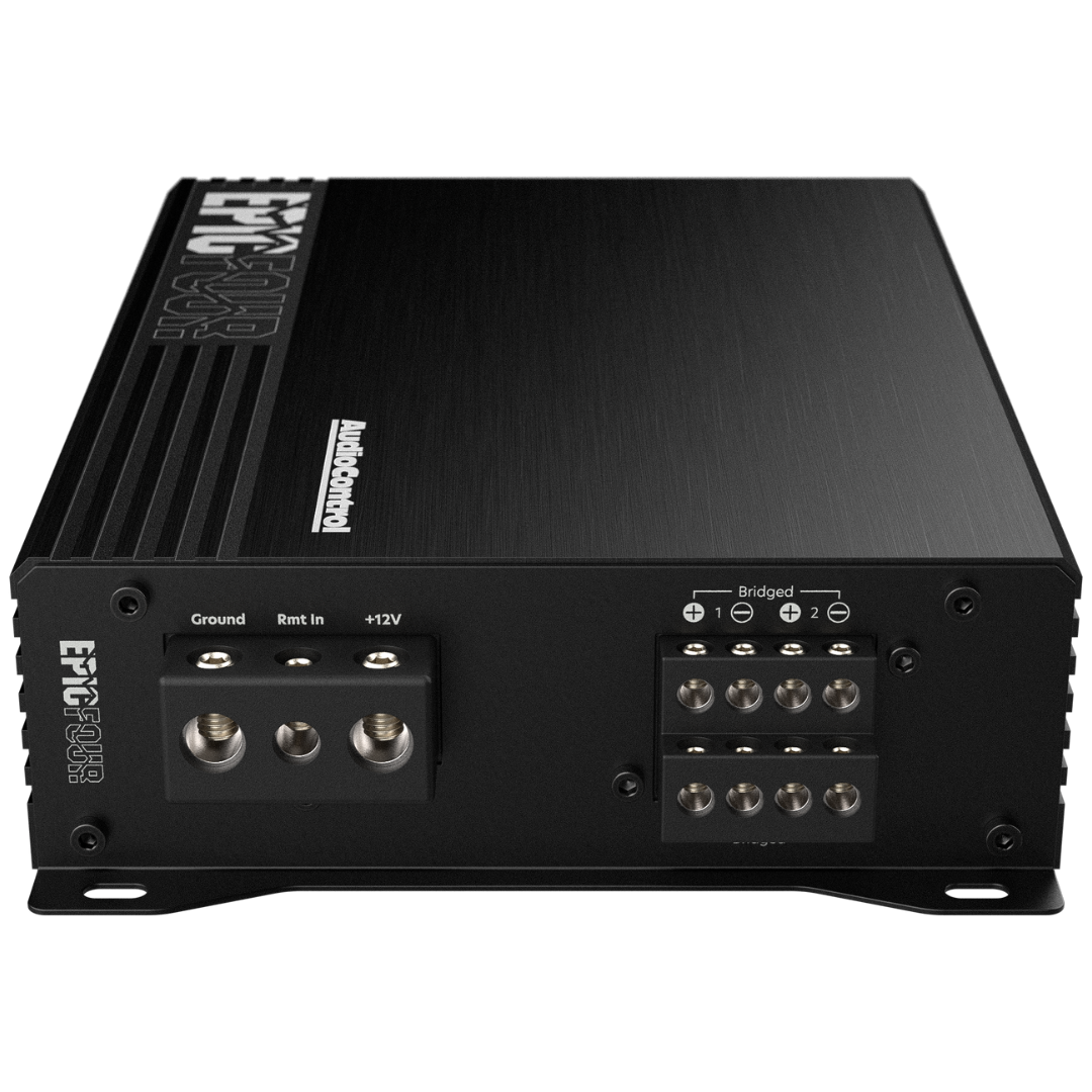 AudioControl EPICFOUR | 4-Kanaals Versterker | 4 x 100/200 Watt RMS @ 4/2 Ω | 2 x 400 Watt RMS @ 4Ω gebrugd