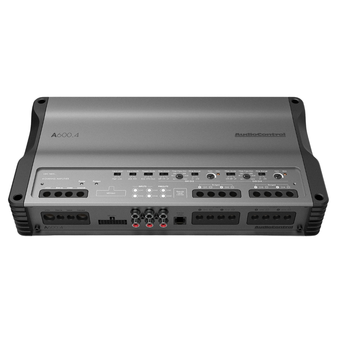AudioControl Altitude Series A600.4 | 4-Kanaals Versterker | 4 x 100/150 Watt RMS @ 4/2 Ω